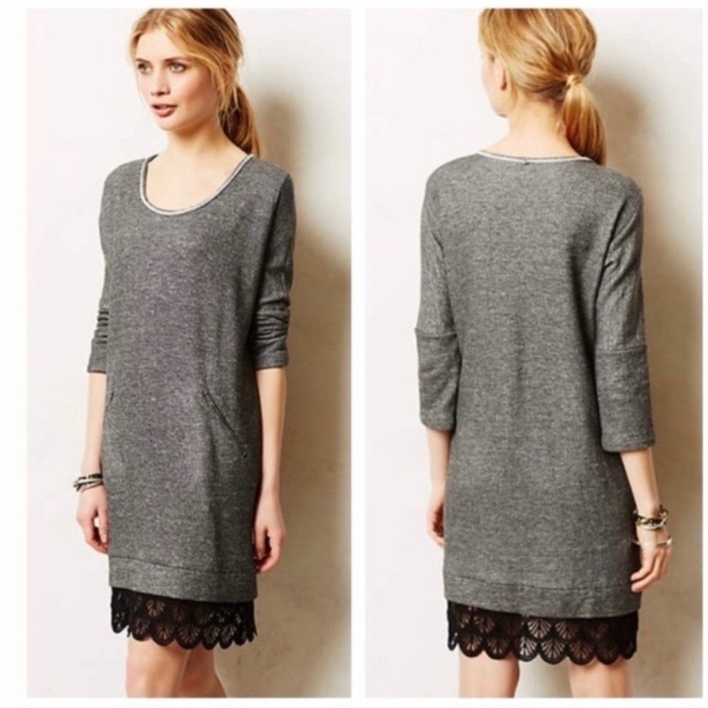 Anthropologie Dolan Fiona Dress Lace Trim